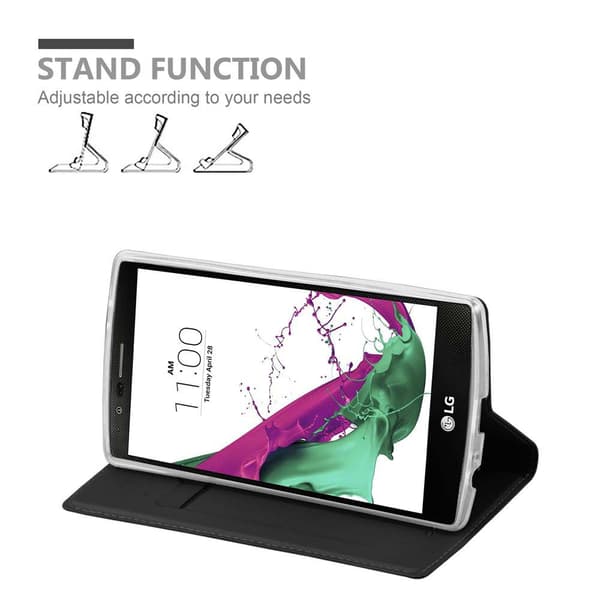 LG G4 / G4 PLUS Suojakotelo Suojakuori Lompakkokotelo Matkapuhelinkotelo jossa magneettisuljenta, jalusta-toiminto ja korttitasku