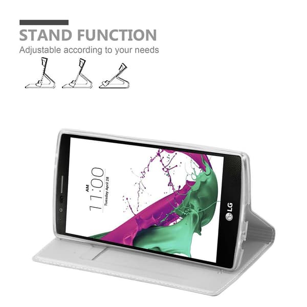 LG G4 / G4 PLUS Suojakotelo Suojakuori Lompakkokotelo Matkapuhelinkotelo jossa magneettisuljenta, jalusta-toiminto ja korttitasku