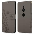 Miniatyrbild 9 av 9: Sony Xperia XZ2 Skal Fodral i blomdesign Mobilskydd Case Cover med magnetisk stängning, ståfunktion och kortplatser