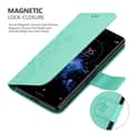Pikkukuva 9 / 11: Sony Xperia XZ2 Suojakotelo Suojakuori Lompakkokotelo Matkapuhelinkotelo Kukat jossa on magneettisuljenta, jalusta-toiminto ja korttipaikat
