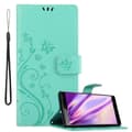 Pikkukuva 1 / 11: Sony Xperia XZ2 Suojakotelo Suojakuori Lompakkokotelo Matkapuhelinkotelo Kukat jossa on magneettisuljenta, jalusta-toiminto ja korttipaikat