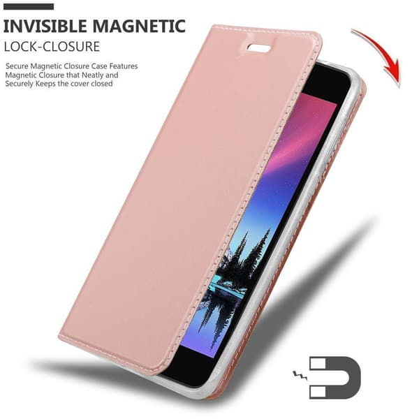 LG K4 2017 Suojakotelo Suojakuori Lompakkokotelo Matkapuhelinkotelo jossa magneettisuljenta, jalusta-toiminto ja korttitasku