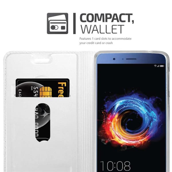 Honor 8 PRO Skal Fodral med magnetisk stängning, ståfunktion och kortficka Mobilskydd
