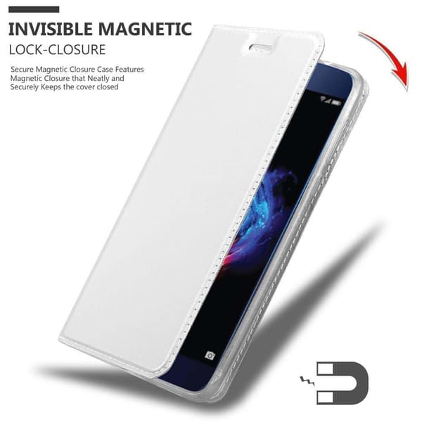 Honor 8 PRO Skal Fodral med magnetisk stängning, ståfunktion och kortficka Mobilskydd