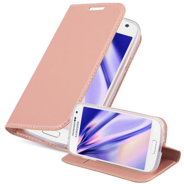 Samsung Galaxy S4 MINI Cover Etui Case () KLASSISK ROSEGULD