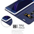Miniatyrbilde 4 av 8: Deksel til Honor 8 / 8 PREMIUM Lommebokdeksel med magnetisk lukking, stativfunksjon og kortlomme