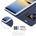 Miniatyrbild 3 av 8: Samsung Galaxy NOTE 8 Skal Fodral med magnetisk stängning, ståfunktion och kortficka Mobilskydd