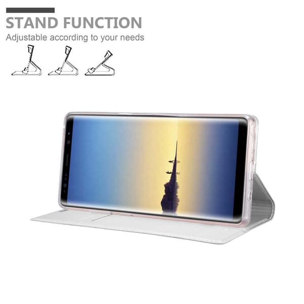 Samsung Galaxy NOTE 8 Suojakotelo Suojakuori Lompakkokotelo Matkapuhelinkotelo jossa magneettisuljenta, jalusta-toiminto ja korttitasku