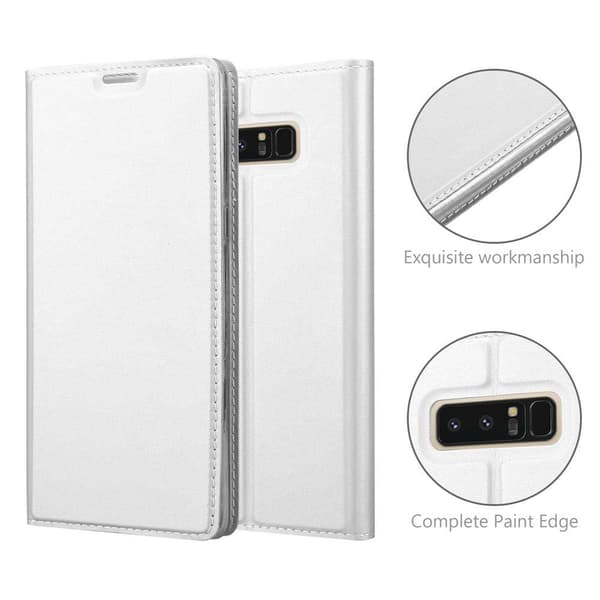 Deksel til Samsung Galaxy NOTE 8 Lommebokdeksel med magnetisk lukking, stativfunksjon og kortlomme