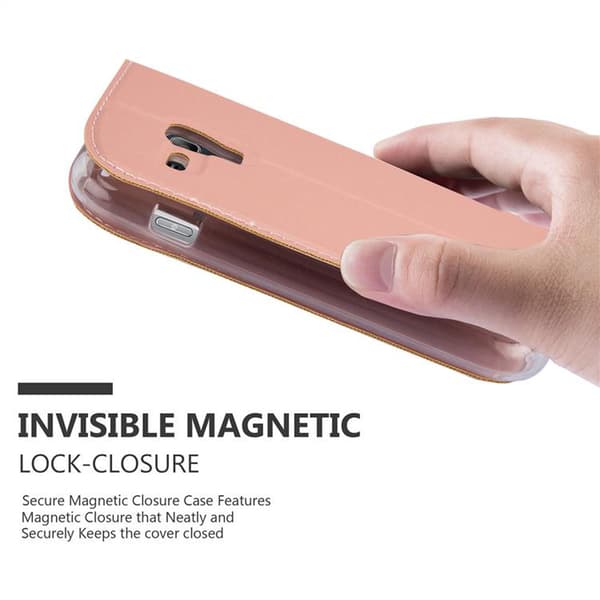 Deksel til Samsung Galaxy S3 MINI Lommebokdeksel med magnetisk lukking, stativfunksjon og kortlomme