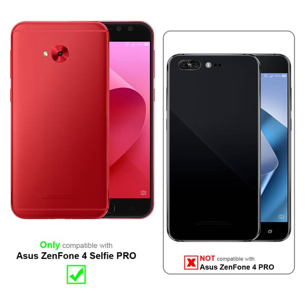 Asus ZenFone 4 Selfie PRO Suojakuori Suojakotelo valmistettu joustavasta TPU-silikonista