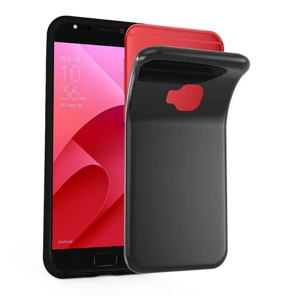 Asus ZenFone 4 Selfie PRO Suojakuori Suojakotelo valmistettu joustavasta TPU-silikonista MUSTA