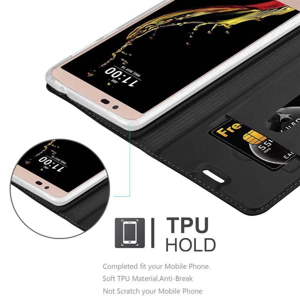 LG K10 2016 Skal Fodral med magnetisk stängning, ståfunktion och kortficka Mobilskydd
