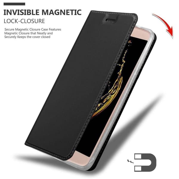 LG K10 2016 Skal Fodral med magnetisk stängning, ståfunktion och kortficka Mobilskydd