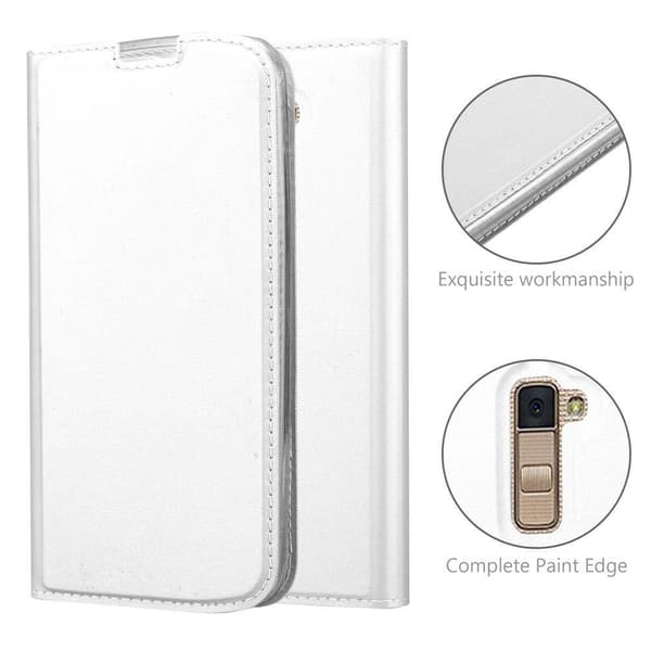 LG K10 2016 Skal Fodral med magnetisk stängning, ståfunktion och kortficka Mobilskydd
