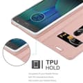 Miniatyrbild 4 av 8: Motorola MOTO G5S Skal Fodral med magnetisk stängning, ståfunktion och kortficka Mobilskydd