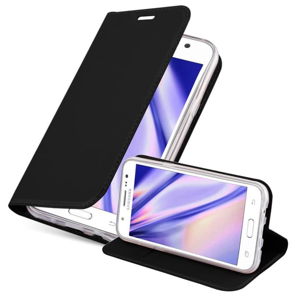 Samsung Galaxy J5 2015 Skal Fodral med magnetisk stängning, ståfunktion och kortficka Mobilskydd