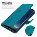 Miniatyrbilde 5 av 8: Deksel til Samsung Galaxy S8 Lommebokdeksel i blomster design med magnetisk lukking, stativfunksjon og kortplasser