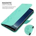 Miniatyrbilde 5 av 8: Deksel til Samsung Galaxy S8 Lommebokdeksel i blomster design med magnetisk lukking, stativfunksjon og kortplasser