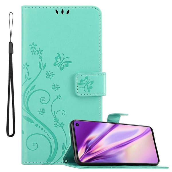 Deksel til Samsung Galaxy S10 5G Lommebokdeksel i blomster design med magnetisk lukking, stativfunksjon og kortplasser