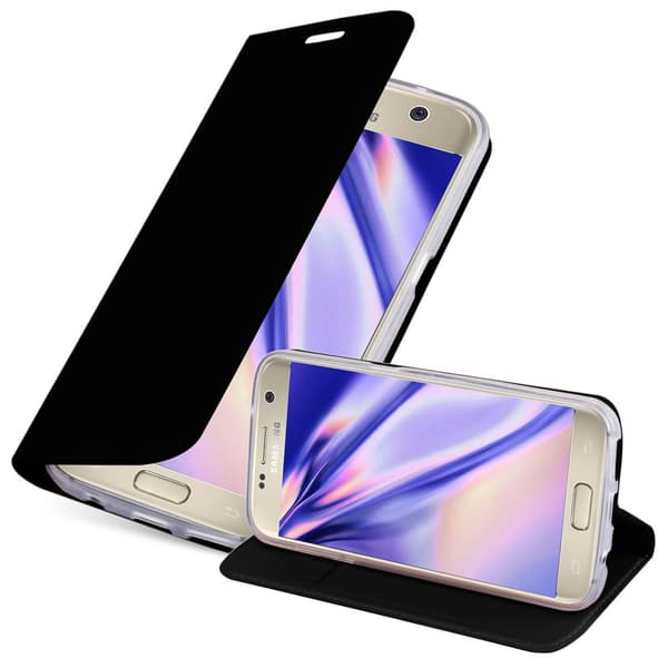 Samsung Galaxy S7 Skal Fodral med magnetisk stängning, ståfunktion och kortficka Mobilskydd