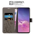Miniatyrbild 5 av 11: Samsung Galaxy S10 4G Skal Fodral i blomdesign Mobilskydd Case Cover med magnetisk stängning, ståfunktion och kortplatser