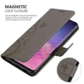 Miniatyrbild 9 av 11: Samsung Galaxy S10 4G Skal Fodral i blomdesign Mobilskydd Case Cover med magnetisk stängning, ståfunktion och kortplatser