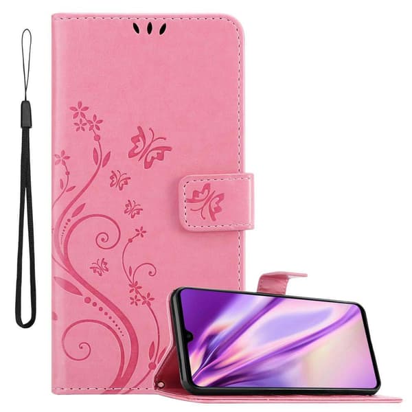Deksel til Huawei MATE 20 Lommebokdeksel i blomster design med magnetisk lukking, stativfunksjon og kortplasser