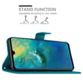 Miniatyrbilde 7 av 11: Deksel til Huawei MATE 20 Lommebokdeksel i blomster design med magnetisk lukking, stativfunksjon og kortplasser