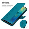 Miniatyrbilde 9 av 11: Deksel til Huawei MATE 20 Lommebokdeksel i blomster design med magnetisk lukking, stativfunksjon og kortplasser