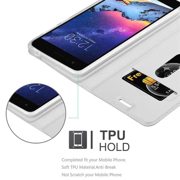 LG K8 2017 Skal Fodral med magnetisk stängning, ståfunktion och kortficka Mobilskydd