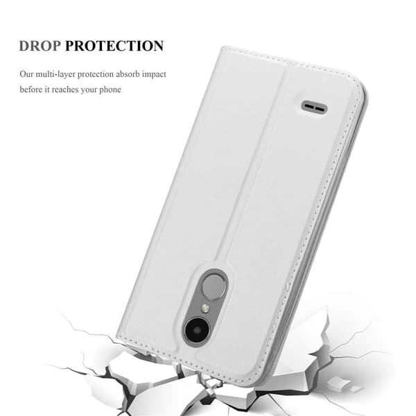 LG K8 2017 Skal Fodral med magnetisk stängning, ståfunktion och kortficka Mobilskydd