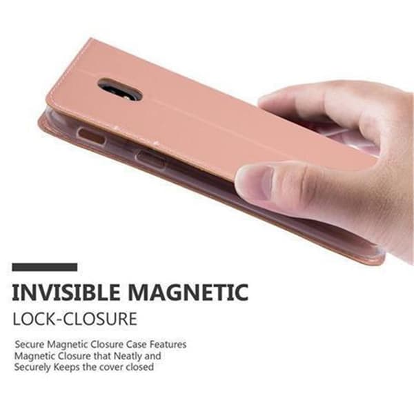Deksel til Samsung Galaxy J7 2017 Lommebokdeksel med magnetisk lukking, stativfunksjon og kortlomme