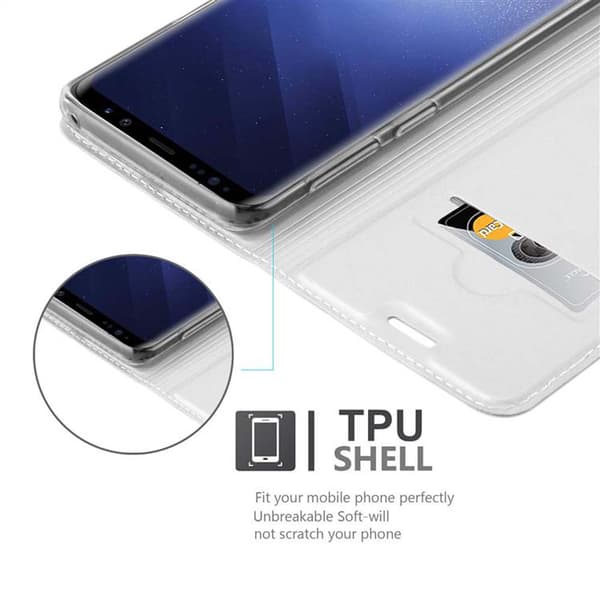 Deksel til Samsung Galaxy S9 Lommebokdeksel med magnetisk lukking, stativfunksjon og kortlomme