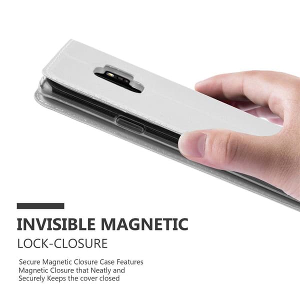 Deksel til Samsung Galaxy S9 Lommebokdeksel med magnetisk lukking, stativfunksjon og kortlomme