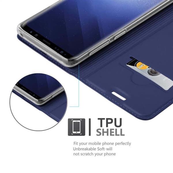Deksel til Samsung Galaxy S9 Lommebokdeksel med magnetisk lukking, stativfunksjon og kortlomme