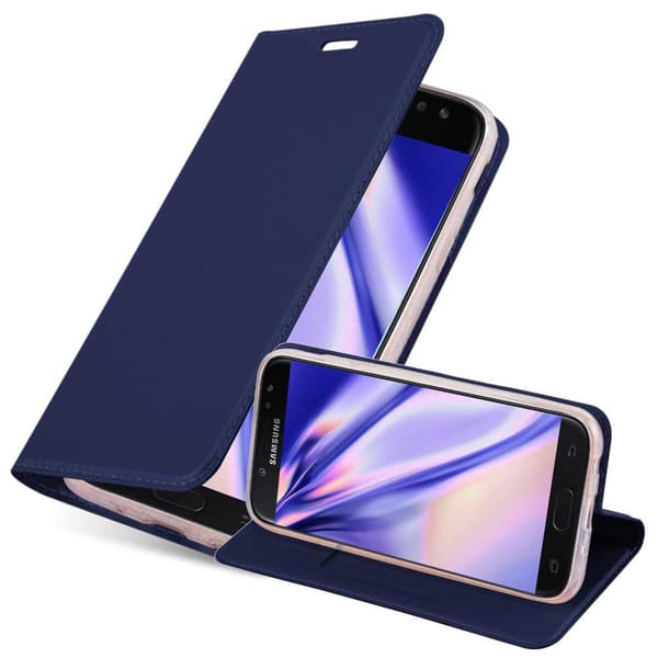 Deksel til Samsung Galaxy J5 2017 Lommebokdeksel med magnetisk lukking, stativfunksjon og kortlomme
