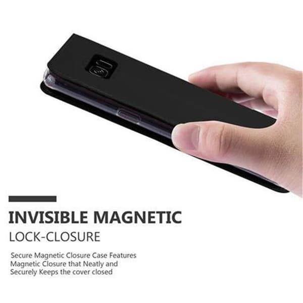 Deksel til Samsung Galaxy S8 Lommebokdeksel med magnetisk lukking, stativfunksjon og kortlomme