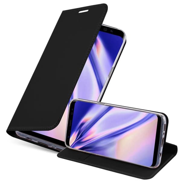 Deksel til Samsung Galaxy S8 Lommebokdeksel med magnetisk lukking, stativfunksjon og kortlomme