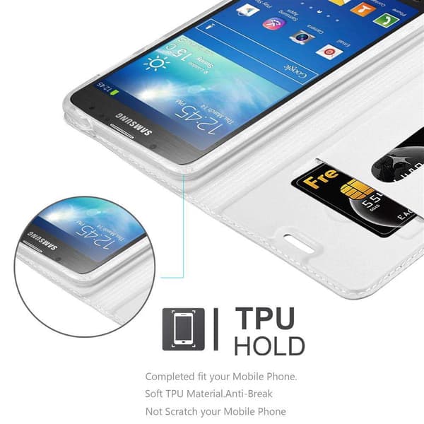 Deksel til Samsung Galaxy S4 ACTIVE Lommebokdeksel med magnetisk lukking, stativfunksjon og kortlomme