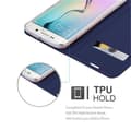 Miniatyrbild 4 av 7: Samsung Galaxy S6 EDGE Skal Fodral med magnetisk stängning, ståfunktion och kortficka Mobilskydd