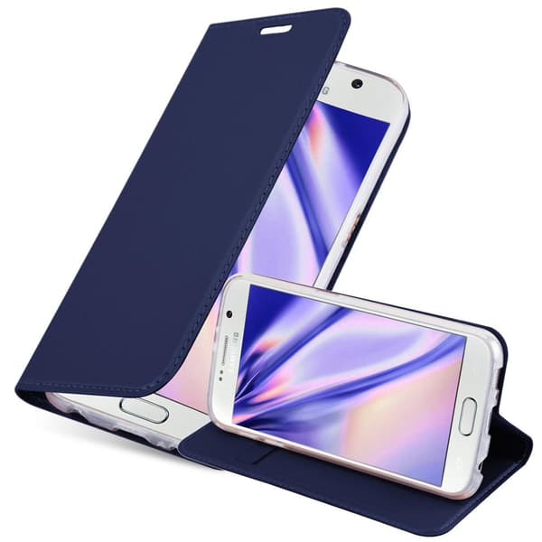 Samsung Galaxy S6 Skal Fodral med magnetisk stängning, ståfunktion och kortficka Mobilskydd