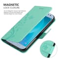 Pikkukuva 5 / 8: Samsung Galaxy J5 2017 Suojakotelo Suojakuori Lompakkokotelo Matkapuhelinkotelo Kukat jossa on magneettisuljenta, jalusta-toiminto ja korttipaikat