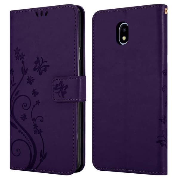 Samsung Galaxy J5 2017 Pungetui Cover Blomster ()