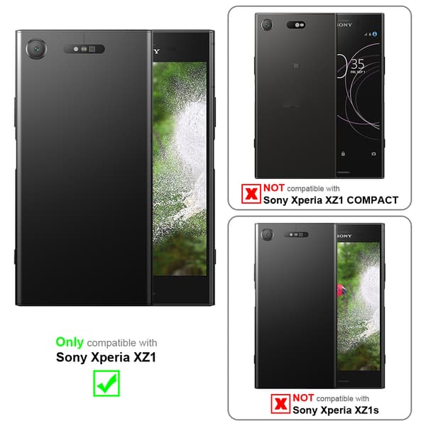 Deksel til Sony Xperia XZ1 Lommebokdeksel i blomster design med magnetisk lukking, stativfunksjon og kortplasser