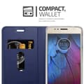 Miniatyrbilde 8 av 8: Deksel til Motorola MOTO G5S PLUS Lommebokdeksel med magnetisk lukking, stativfunksjon og kortlomme