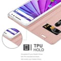 Pikkukuva 4 / 8: Motorola MOTO G3 Suojakotelo Suojakuori Lompakkokotelo Matkapuhelinkotelo jossa magneettisuljenta, jalusta-toiminto ja korttitasku