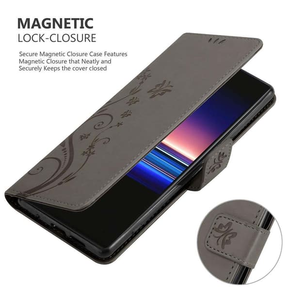 Sony Xperia 1 / Xperia XZ4 Pungetui Cover Blomster ()