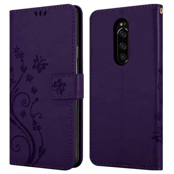 Sony Xperia 1 / Xperia XZ4 Pungetui Cover Blomster ()