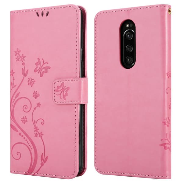 Sony Xperia 1 / Xperia XZ4 Pungetui Cover Blomster ()